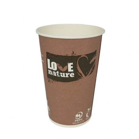 Cardboard coffee cup 200ml HUHTAMÄKI BioWare compostable 80pcs