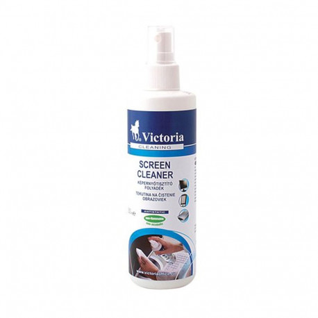 Cleaning spray, for screen, antistatic, pump spray, 250 ml, VICTORIA
