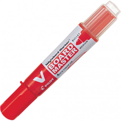 V Board Marker bullet tip red