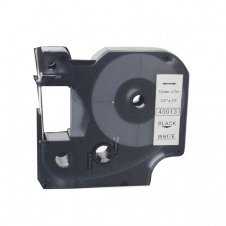 Compatible tape Dymo 45013（S0720530） 12mm black on white