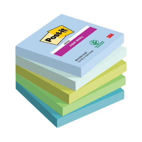 Note paper 76x76mm POST-IT 654 SS Oasis 5x90 sheets