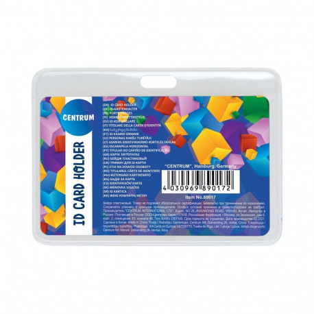 Name tag holder CENTRUM 60x103mm, horizontal