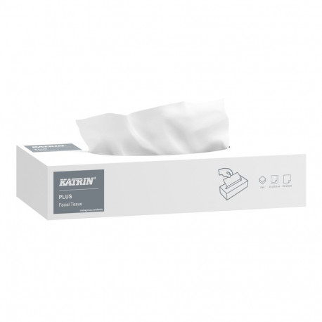 Cosmetic wipes 2-layer KATRIN white 100 pcs