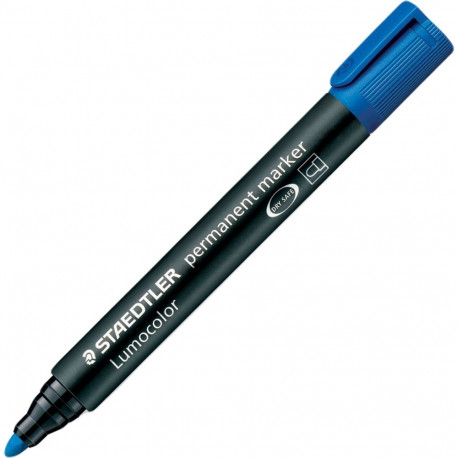 Permanentne marker STAEDTLER Lumocolor 352 koonilise otsaga 2,0mm sinine