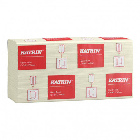 Lehträtik 2-kihiline KATRIN C-voldik 24x33 kollane 100 lehte
