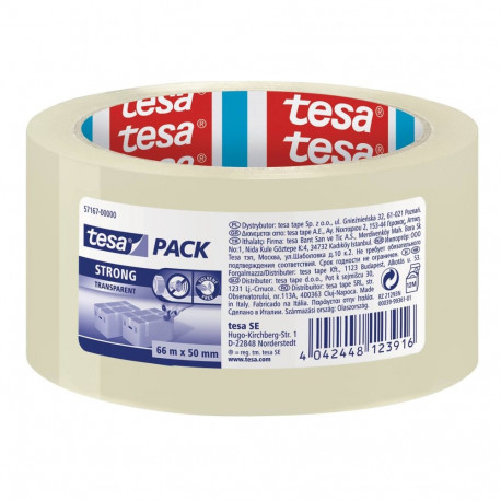 Packaging tape 50mmx66m TESA Strong PP transparent
