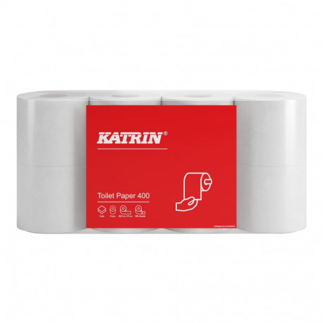 Tualettpaber 2-kihiline KATRIN Toilet 400 8rl (55340)