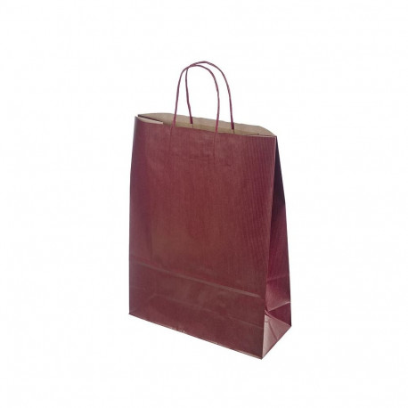 Paper bag with handles 540x140x500mm bordeaux