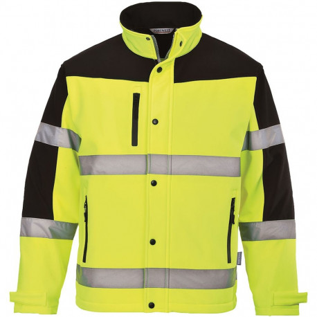 Tööjope Hi-Vis Two-Tone Softshell, kollane, XL