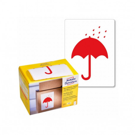 Sticker label AVERY Zweckform symbol "Keep Dry"