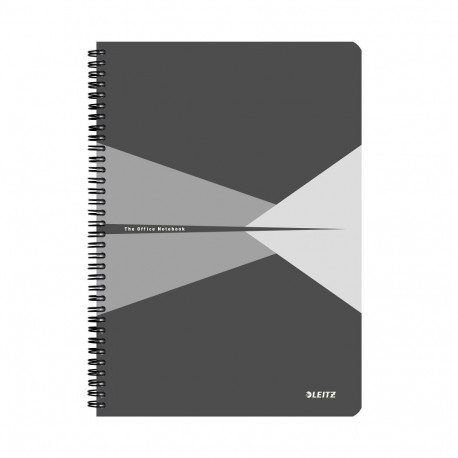 Notebook Leitz Office Card A4 Squar.Grey