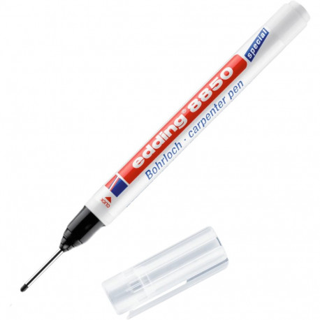 Permanent construction marker with a long fine tip EDDING 8850 0.7-1mm black