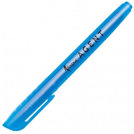 Text marker AGENT light blue