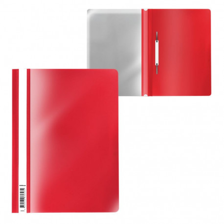 Quick binder A4+ plastic red