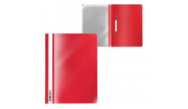 Quick binder A4+ plastic red