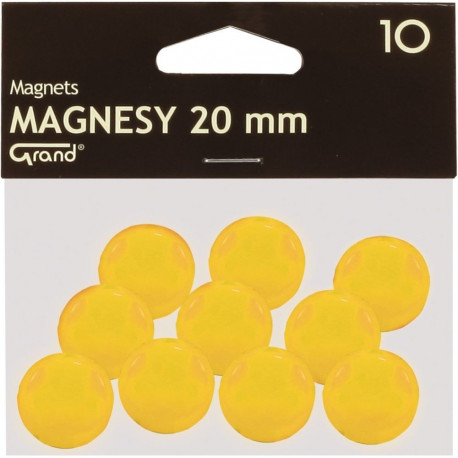Magnets 20 mm Grand yellow