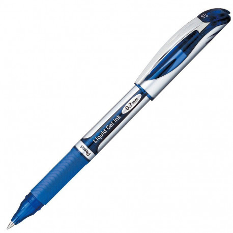 Geelpliiats korgiga PENTEL EnerGel BL57 0,7mm sinine