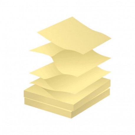 Note paper 75x75mm FORPUS Z-notes yellow