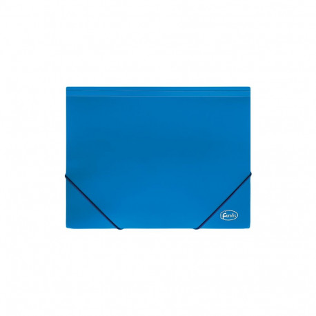 Plastmapp kummiga A4 sinine