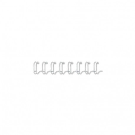 Binding spiral 10mm metal 3:1 Augustus valge 60-le lehele