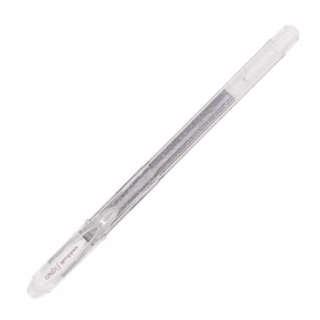 Gel pen with cap UNI-BALL UM-120SP 1.0mm silver