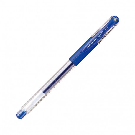Gel pen with cap UNI-BALL Signo DX UM-151 0.38mm blue