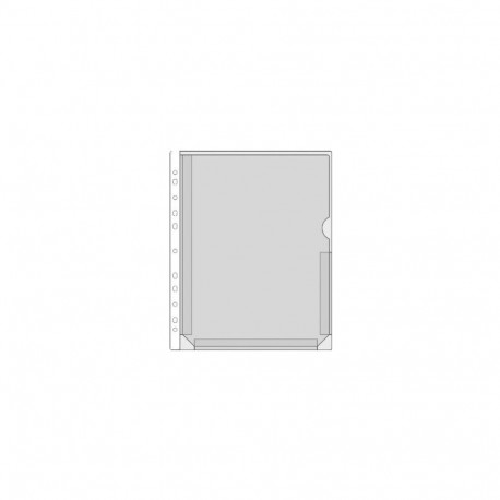Bound in film pocket A4 kangaroo F-pocket flapless PROLEXPLAST