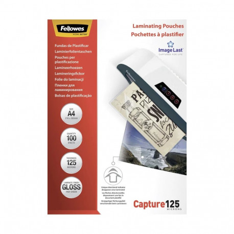 Lamination film A4 125mic 100 sheets FELLOWES