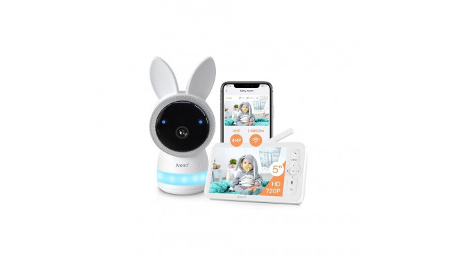 Arenti Ainanny Kit Video Baby Monitor, 4MP, LCD screen