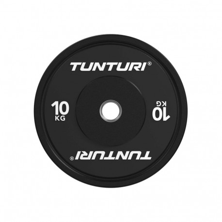 Raskusketas TUNTURI Platinum Bumper Plate, must, 50mm, 10 kg