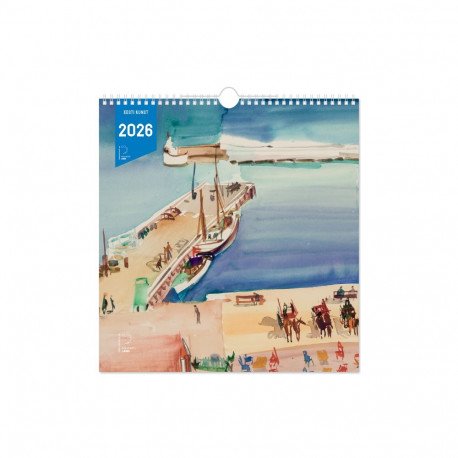 Seinakalender -  Eesti kunst ART (330x345mm), kahe spiraaliga 2026a.