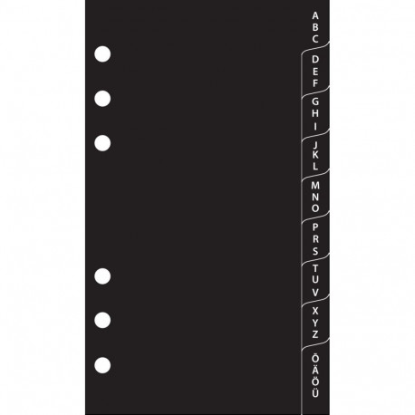 Plastregister - Time-master A6, 9 lehte