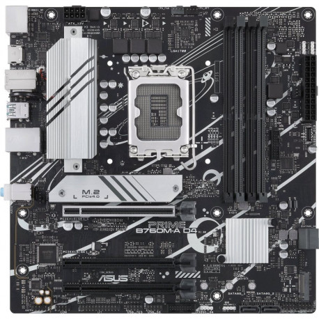 Asus Prime B760M-A D4-CSM Motherboard Intel B760 / LGA 1700 / Micro-ATX