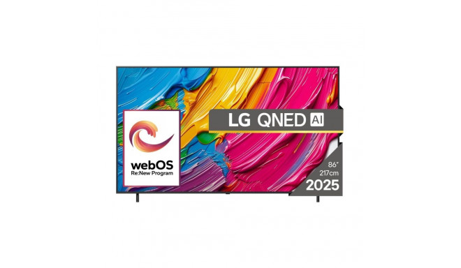 LG TV Set||86"|4K/Smart|3840x2160|Wireless LAN|Bluetooth|webOS|Black|86QNED80A3A