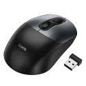 Hoco Wireless mouse Hoco 2,4G 1600 dpi GM28 black metal gray