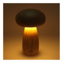 OEM Table lamp bedside mushroom Art Deco wood color MTWTHN