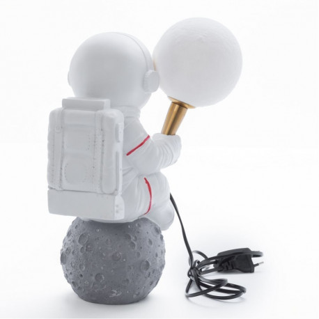 OEM Moon table lamp ASTRONAUT sitting Art Deco (model 4) AMTL