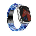 Forcell FORCELL F-DESIGN FA04 marble textured resin strap for APPLE Watch 38 / 40 / 41 mm blue