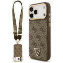 Guess GUESS case for IPHONE 17 Pro Max compatible with MagSafe GUHMP17XP4G4TCSW (PU W/ Triangle Logo
