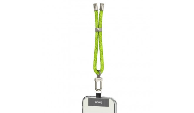 Hoco Wrist phone lanyard Hoco 0,21 m GH4 fluorescent green