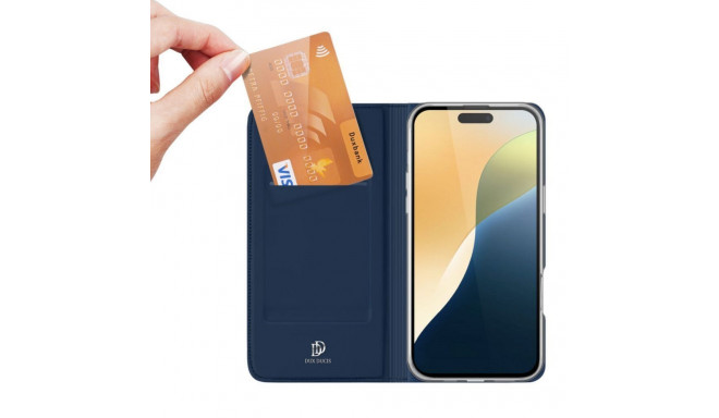 Dux Ducis DUX DUCIS wallet case SKIN PRO for IPHONE 16 Plus blue