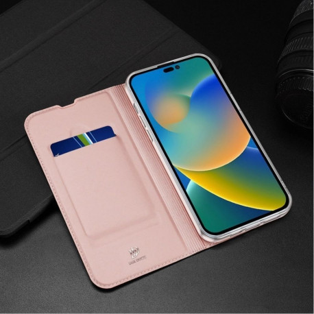 Dux Ducis DUX DUCIS wallet case SKIN PRO for IPHONE 14 Pro Max rose