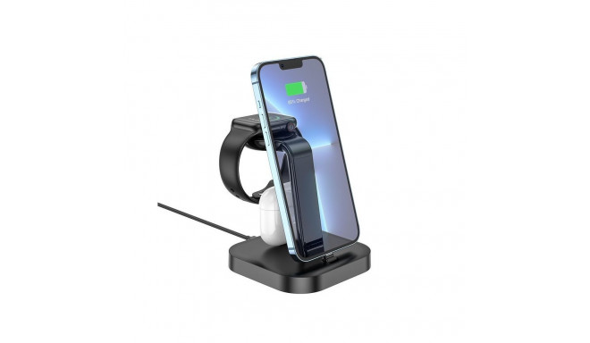 Hoco Wireless charger Hoco 3in1 CW43 black