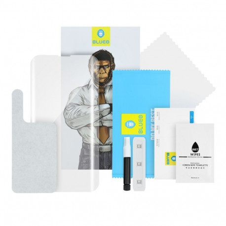 Blueo 5D Mr. Monkey Glass - Samsung Galaxy S22 Ultra transparent (UV Glass)