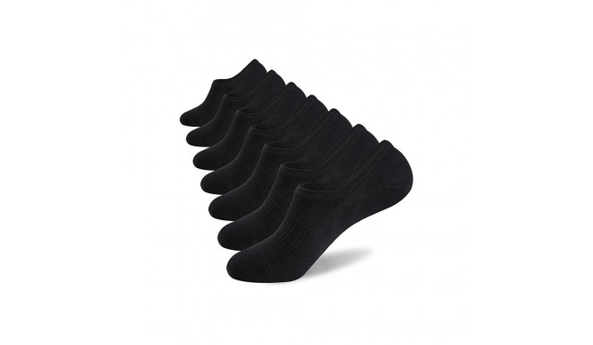 SOCKS MEN BLACK SHORT 39-42 PACK 10PC