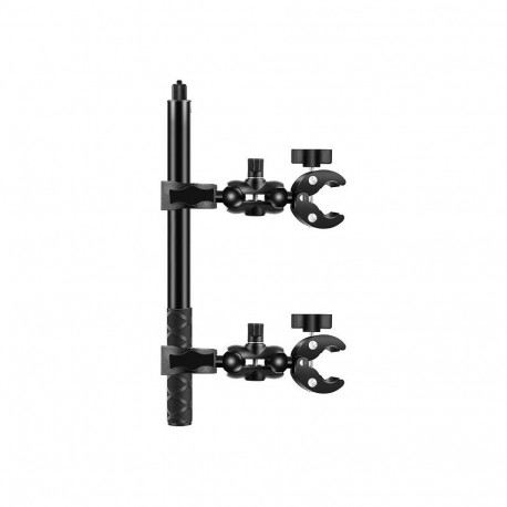 Motorcycle/bicycle mount PULUZ with two clamps and selfie stick 150 cm