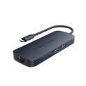 HyperDrive Next 8 Port USB-C hub adapter, kesköösinine