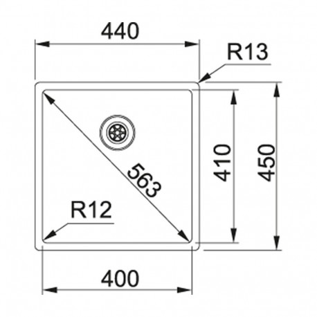 Sink Franke BXX 210/110-40 127.0375.252