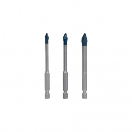 3-piece drill set BOSCH Expert Hex-9 HardCeramic