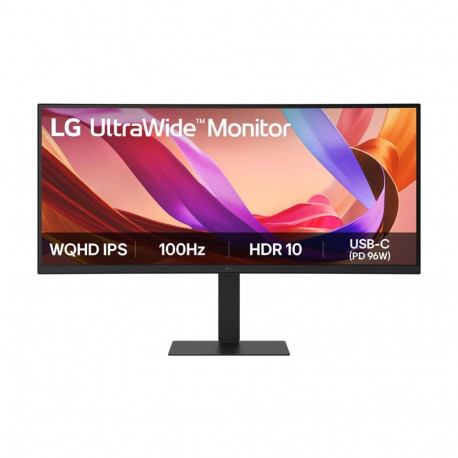 LG 34U650A-B 34" IPS 21:9 100 Hz 5 ms 3440 x 1440 pikslit 300 cd/m² 2 HDMI-porti